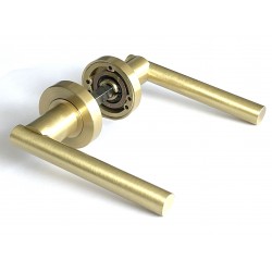 PETRA door handle OS - satin brass