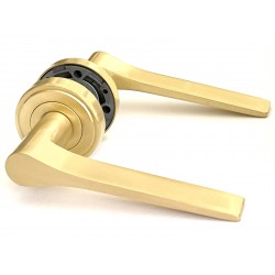 STYLO door handle OS - satin brass