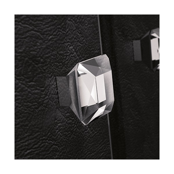 DIAMOND 60 cabinet knob crystal / crome