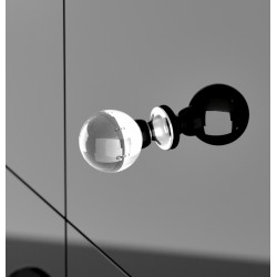 SFERA cabinet knob 25mm Murano glass / crome