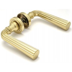 DUCALE door handle F8 OLV - polished brass