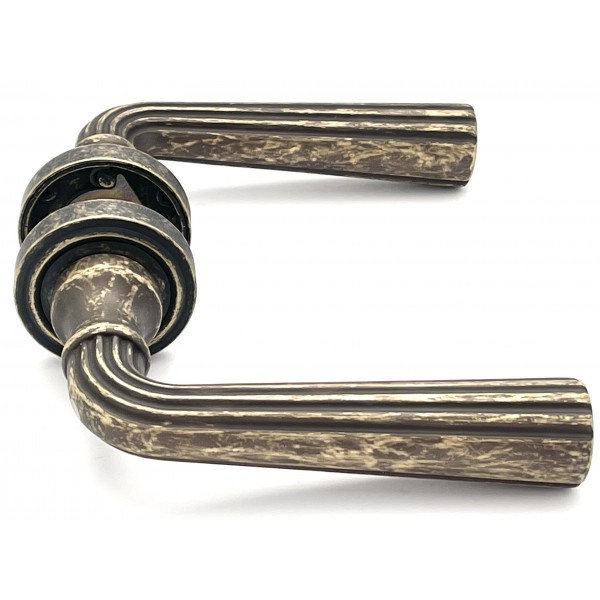 DUCALE door handle F49 AB - antique brass