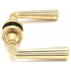 DUCALE door handle 13-07 F1 - unlacquered brass