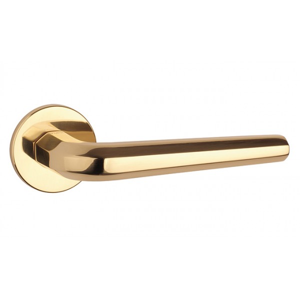 Door handle Tupai 4160 5S 01 - polished brass