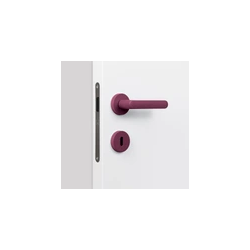 Klamka Colombo Mood ONE CC11 R z rozetami na klucz, C10 claret violet