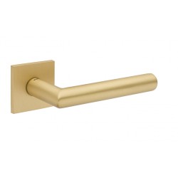 4002 5SQ door handle 158 - satin brass