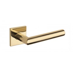 4002 5SQ door handle 01 - polished brass