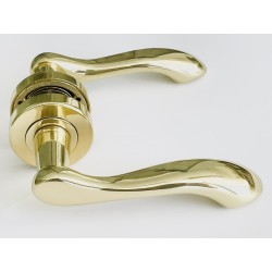 GAMMA door handle OLV - polished brass