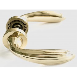 ELENA door handle OLV - polished brass