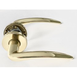 ALICE door handle OLV - polished brass